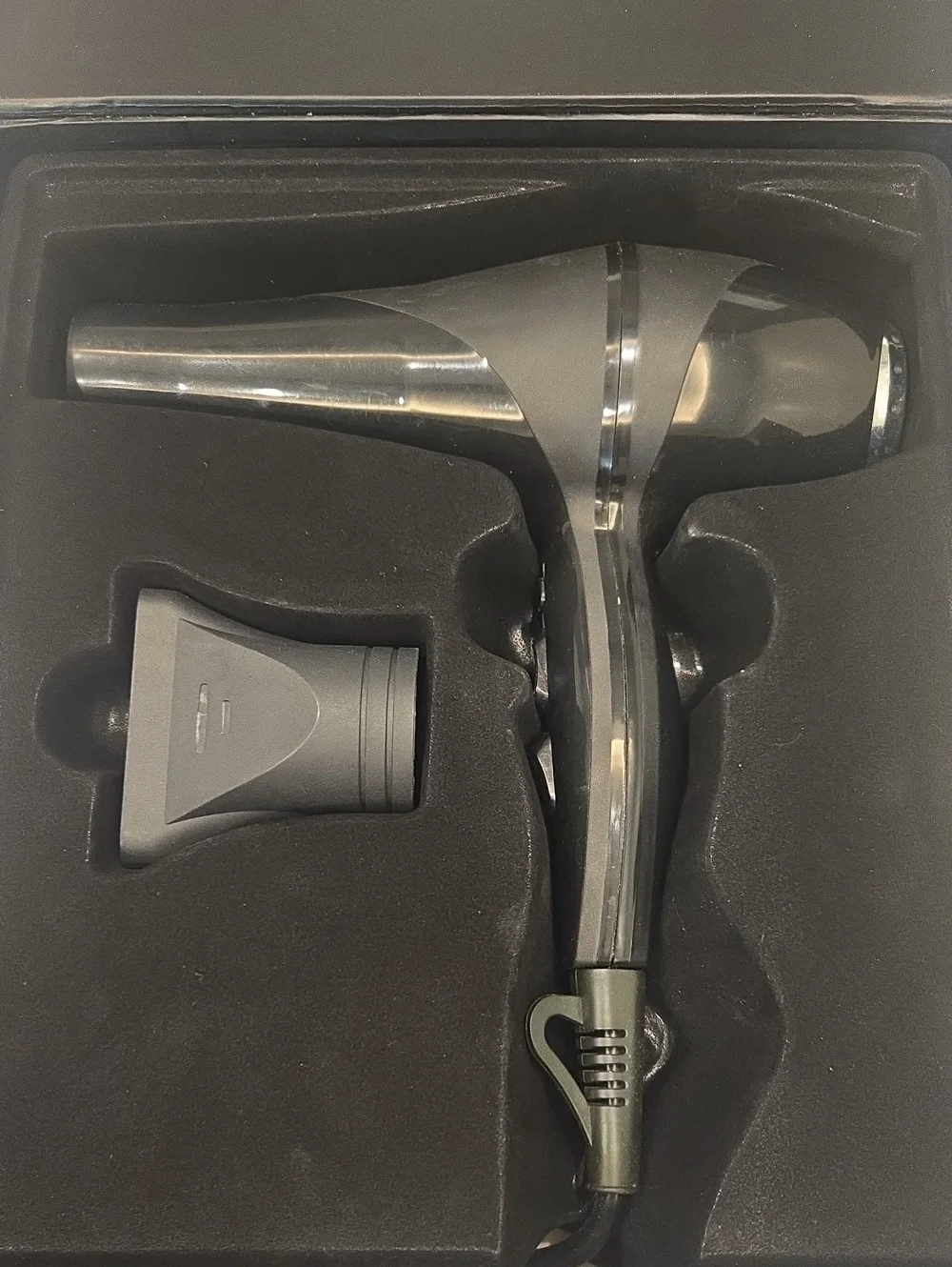 Xtava Allure 2200W Professional Hair Dryer - Black with Gold Accents